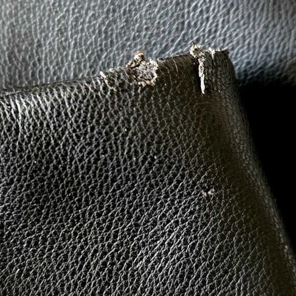 Boutique + Women's Black Faux Leather Knee-Length Pencil Skirt • Plus Size 22 3X - Picture 7 of 8